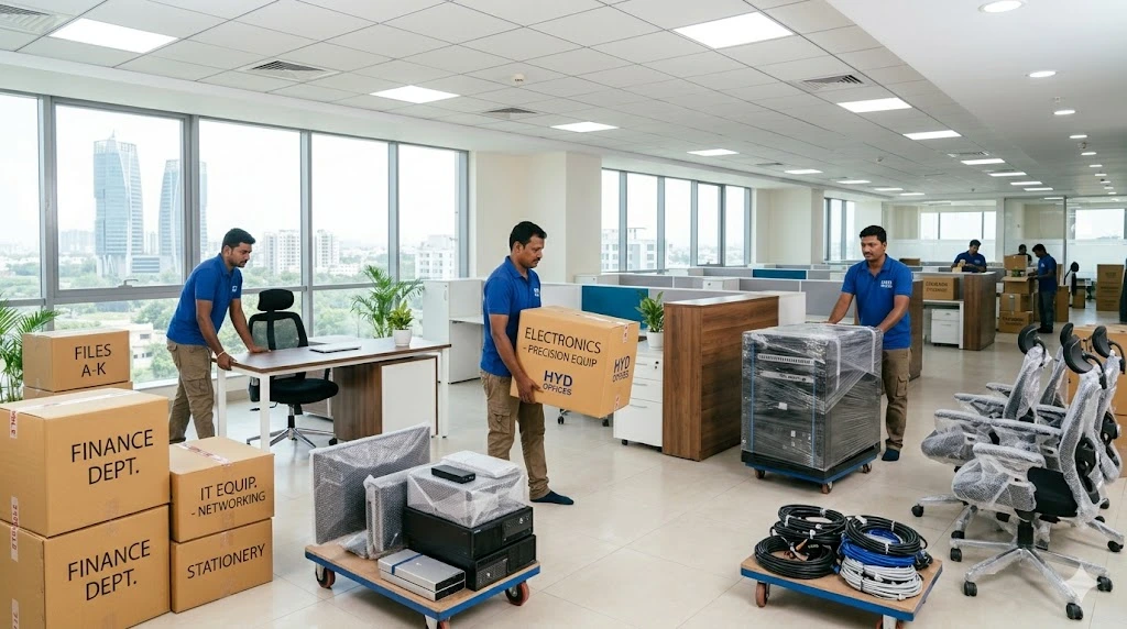 Office relocation services in Hyderabad